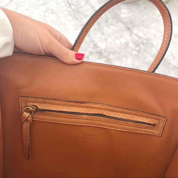 SOLD Celine Python Medium Phantom Luggage Bag Tote - Picture 6 of 11